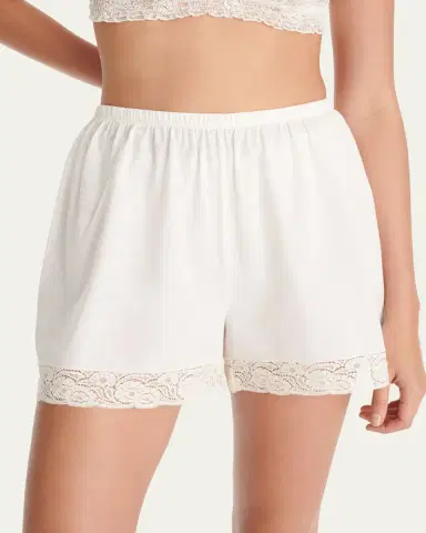 Eres Mineral Lace-Trim Cotton Shorts | Thumbnail 4