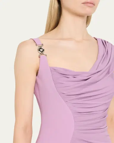 Versace Ruched Jersey Gown | Thumbnail 2 Versace Ruched Jersey Gown | Thumbnail 2