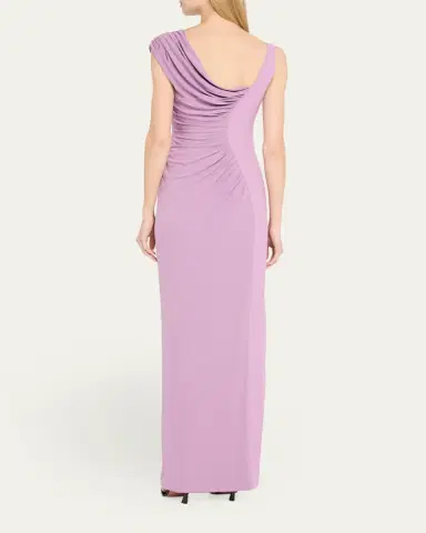 Versace Ruched Jersey Gown | Thumbnail 4 Versace Ruched Jersey Gown | Thumbnail 4
