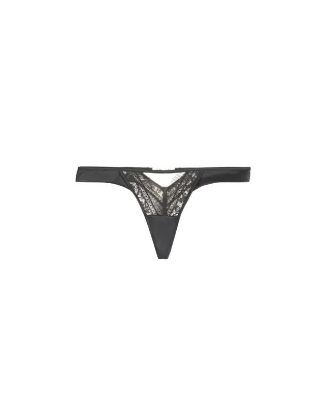 Batignolles Lace & Silk Satin G-String