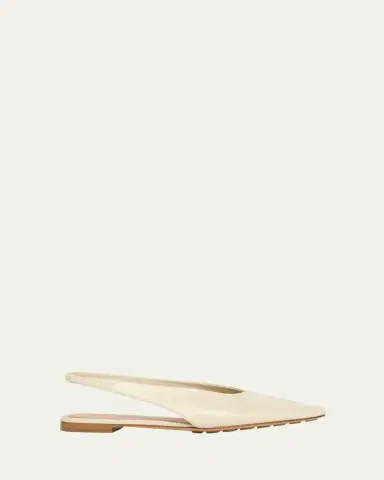 Bottega Veneta Slingback Pointed Leather Ballet Flats | Thumbnail 6 Bottega Veneta Slingback Pointed Leather Ballet Flats | Thumbnail 6