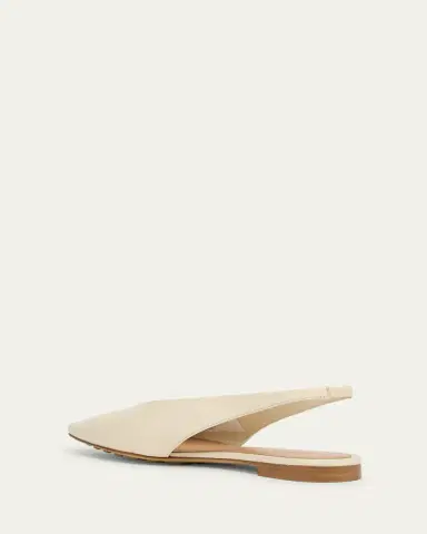 Bottega Veneta Slingback Pointed Leather Ballet Flats | Thumbnail 9 Bottega Veneta Slingback Pointed Leather Ballet Flats | Thumbnail 9