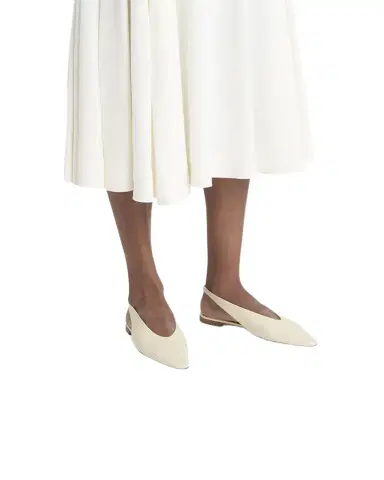 Bottega Veneta Slingback Pointed Leather Ballet Flats | Thumbnail 1 Bottega Veneta Slingback Pointed Leather Ballet Flats | Thumbnail 1