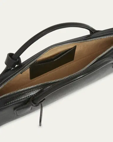 Alaïa Le Teckel Top-Handle Bag in Grained Leather | Thumbnail 4 Alaïa Le Teckel Top-Handle Bag in Grained Leather | Thumbnail 4