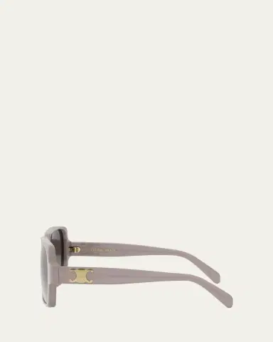 Celine Triomphe Square Acetate Sunglasses | Thumbnail 3 Celine Triomphe Square Acetate Sunglasses | Thumbnail 3