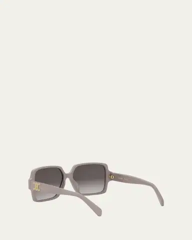 Celine Triomphe Square Acetate Sunglasses | Thumbnail 4 Celine Triomphe Square Acetate Sunglasses | Thumbnail 4