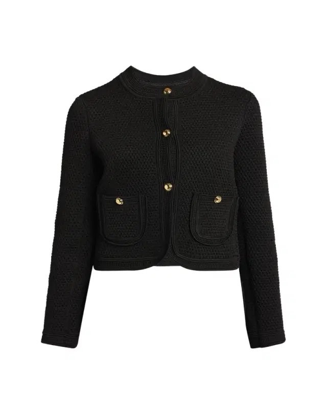 Single-Breasted Cardigan Jacket