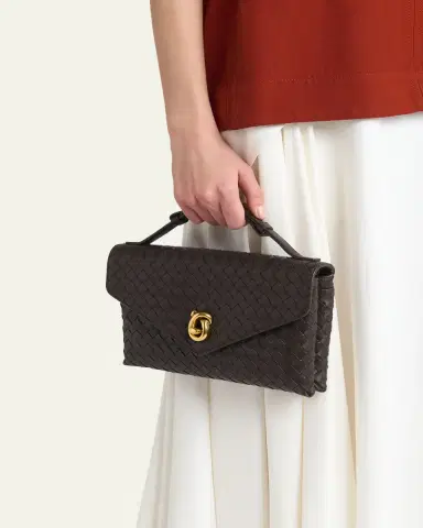 Bottega Veneta Knot Lock Leather Top-Handle Bag | Thumbnail 2 Bottega Veneta Knot Lock Leather Top-Handle Bag | Thumbnail 2