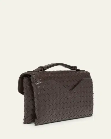Bottega Veneta Knot Lock Leather Top-Handle Bag | Thumbnail 3 Bottega Veneta Knot Lock Leather Top-Handle Bag | Thumbnail 3