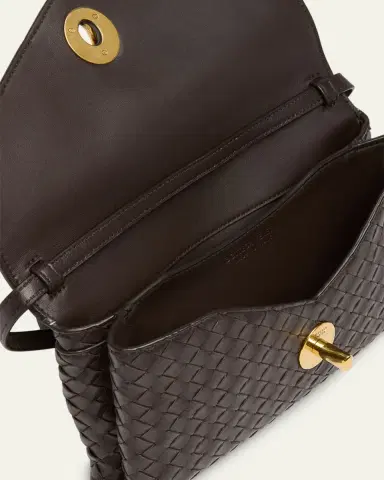 Bottega Veneta Knot Lock Leather Top-Handle Bag | Thumbnail 4 Bottega Veneta Knot Lock Leather Top-Handle Bag | Thumbnail 4