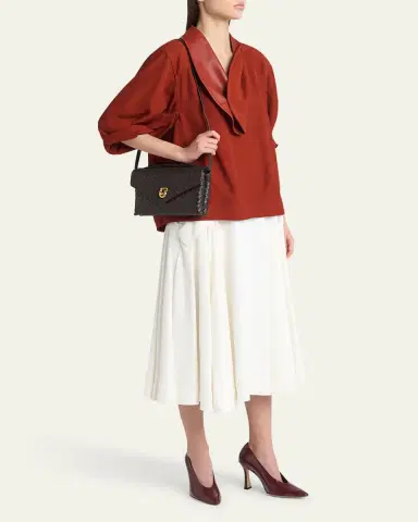 Bottega Veneta Knot Lock Leather Top-Handle Bag | Thumbnail 5 Bottega Veneta Knot Lock Leather Top-Handle Bag | Thumbnail 5