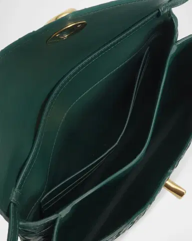 Bottega Veneta Knot Lock Leather Top-Handle Bag | Thumbnail 8 Bottega Veneta Knot Lock Leather Top-Handle Bag | Thumbnail 8