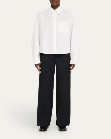 anOnlyChild Bartley Poplin Cotton Shirt | Thumbnail 2