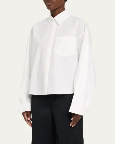 anOnlyChild Bartley Poplin Cotton Shirt | Thumbnail 4