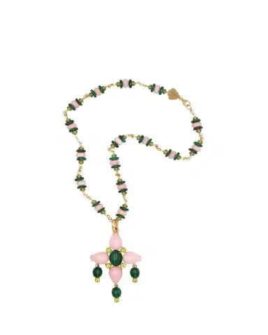 Grazia And Marica Vozza 18K Yellow Gold Chain and Flower Charm Necklace, 20"L | Thumbnail 1