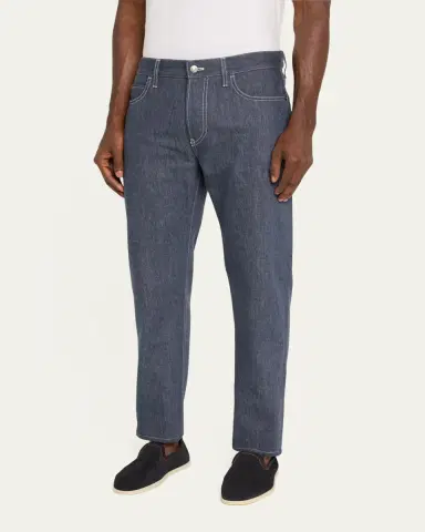 Loro Piana Men's Quarona Soft Denim Pants | Thumbnail 4 Loro Piana Men's Quarona Soft Denim Pants | Thumbnail 4