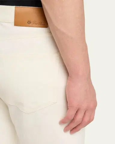 Loro Piana Men's Quarona Soft Denim Pants | Thumbnail 5 Loro Piana Men's Quarona Soft Denim Pants | Thumbnail 5