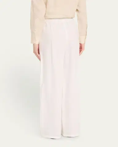 Loro Piana Valerio Linen Straight-Leg Sunny Trousers | Thumbnail 3 Loro Piana Valerio Linen Straight-Leg Sunny Trousers | Thumbnail 3