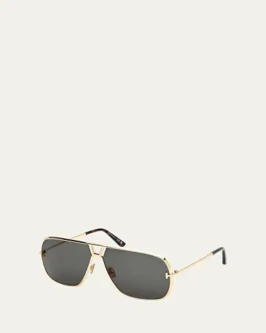 Tom Ford Stavros Aviator Metal Sunglasses | Thumbnail 2