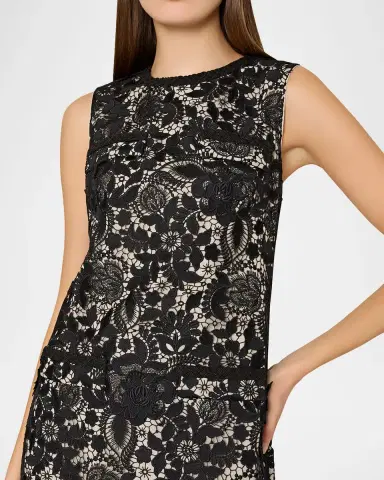 Milly 3D Garden Lace Mini Dress | Thumbnail 3