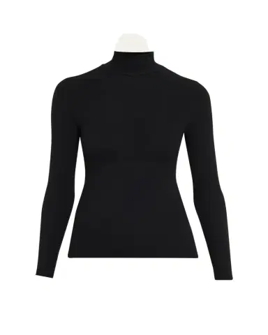 Frame Ribbed Turtleneck Top | Thumbnail 1