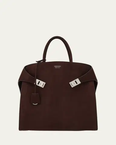 Ferragamo Men's Hug Leather Tote Bag | Thumbnail 5 Ferragamo Men's Hug Leather Tote Bag | Thumbnail 5