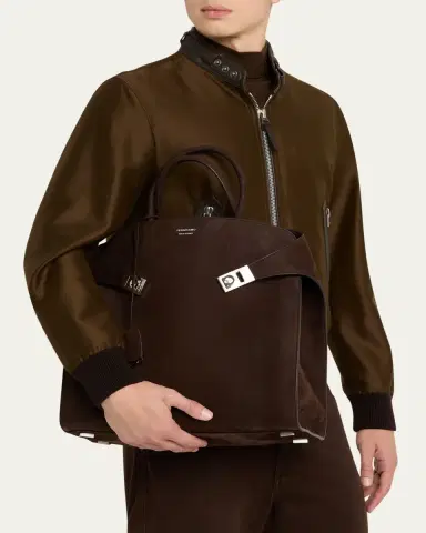 Ferragamo Men's Hug Leather Tote Bag | Thumbnail 6 Ferragamo Men's Hug Leather Tote Bag | Thumbnail 6