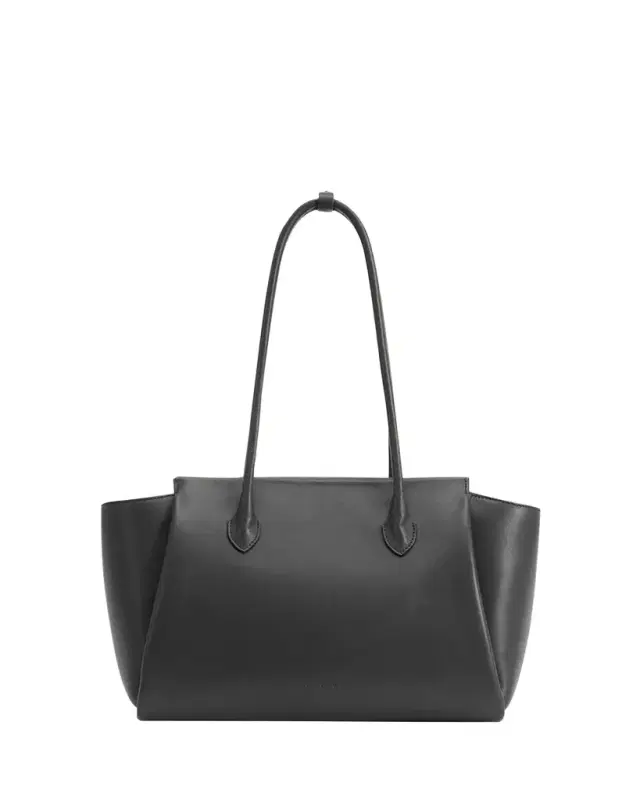 Smooth Leather Shoulder Bag