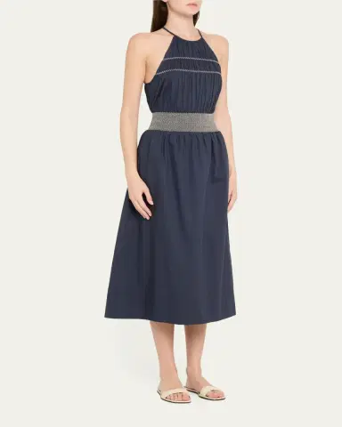 Ramy Brook Melanie High-Neck Midi Dress | Thumbnail 4 Ramy Brook Melanie High-Neck Midi Dress | Thumbnail 4