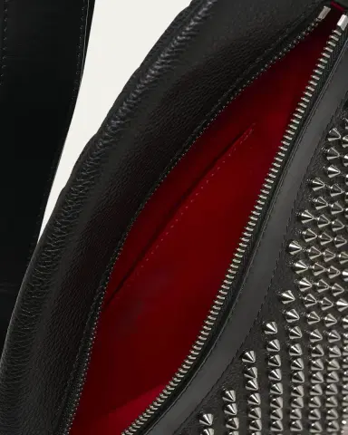 Christian Louboutin Men's Funky Leather Empire Spikes Sling Bag | Thumbnail 3 Christian Louboutin Men's Funky Leather Empire Spikes Sling Bag | Thumbnail 3