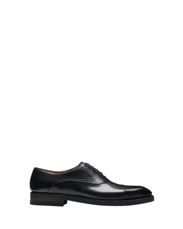 Men's Omega Cap-Toe Leather Oxfords