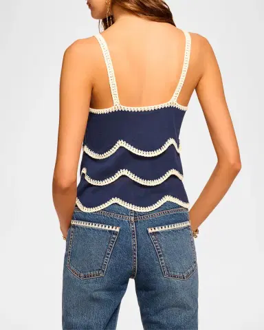 Ramy Brook Ariel Embroidered Sleeveless Top | Thumbnail 2