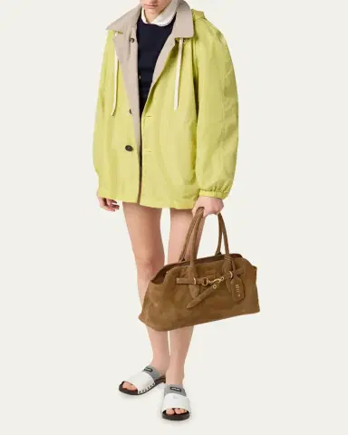 Miu Miu Aventure Suede Shoulder Bag | Thumbnail 10 Miu Miu Aventure Suede Shoulder Bag | Thumbnail 10
