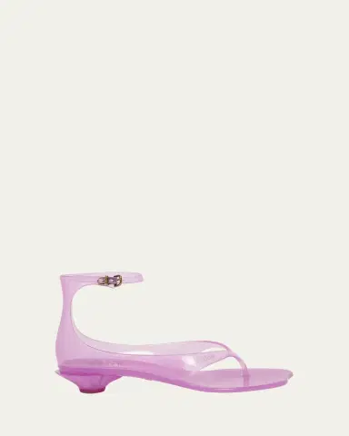 Chloé Jelly Thong Ankle-Strap Sandals | Thumbnail 14