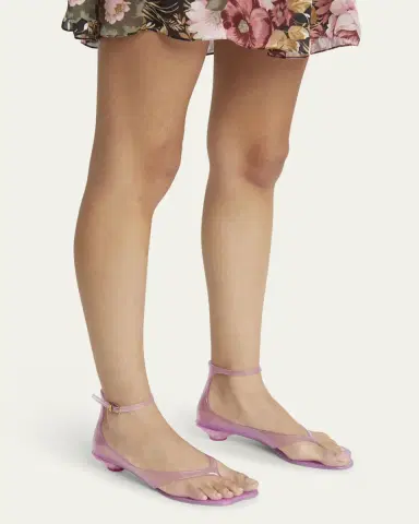Chloé Jelly Thong Ankle-Strap Sandals | Thumbnail 15