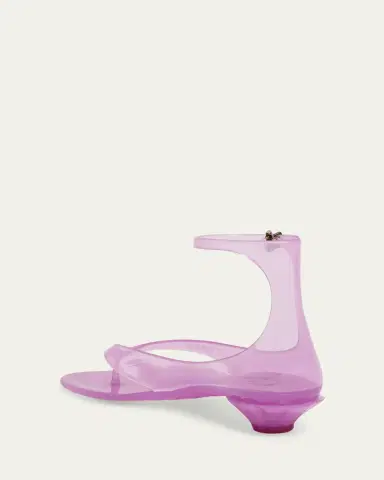 Chloé Jelly Thong Ankle-Strap Sandals | Thumbnail 17