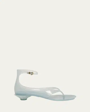 Chloé Jelly Thong Ankle-Strap Sandals | Thumbnail 19