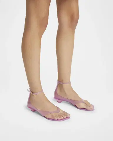 Chloé Jelly Thong Ankle-Strap Sandals | Thumbnail 30
