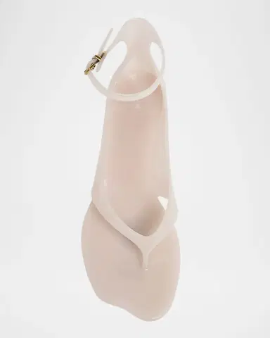 Chloé Jelly Thong Ankle-Strap Sandals | Thumbnail 4