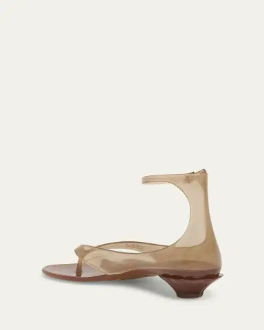 Chloé Jelly Thong Ankle-Strap Sandals | Thumbnail 8
