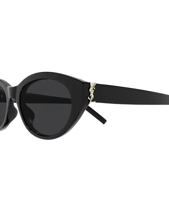 Saint Laurent Recycled Acetate Round Sunglasses
