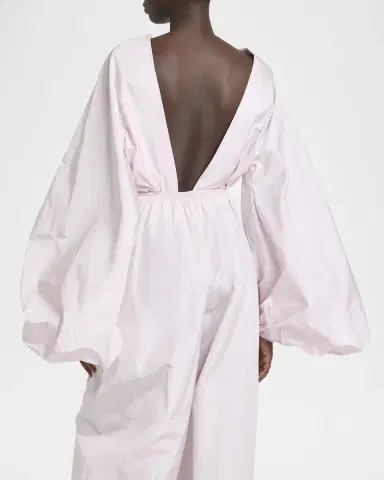 Alaïa Puff-Sleeve Backless Bodysuit | Thumbnail 2