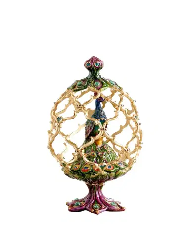 Jay Strongwater Decorative Peacock Egg | Thumbnail 1