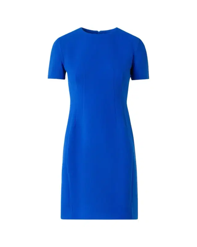 Tailored Wool Crepe Dress
