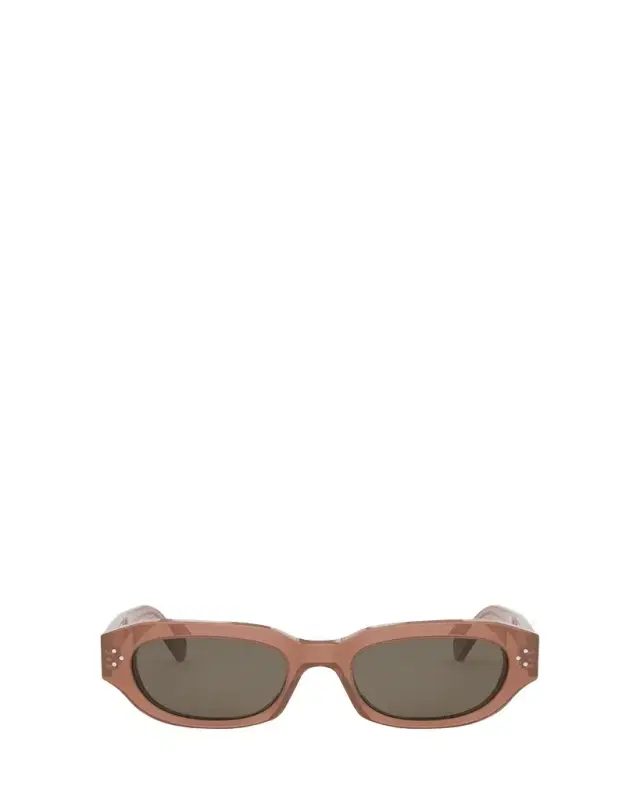 CELINE Men's 3 Dots Acetate Rectangle Sunglasses