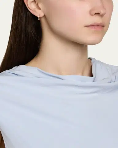 Lana 14K Yellow Gold Mini Flawless Diamond Huggie Earrings | Thumbnail 2