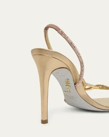 René Caovilla Three-Tone Crystal Satin Braid Halter Sandals | Thumbnail 5 René Caovilla Three-Tone Crystal Satin Braid Halter Sandals | Thumbnail 5