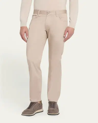 Giorgio Armani Men's 5-Pocket Stretch Cotton Pants | Thumbnail 12 Giorgio Armani Men's 5-Pocket Stretch Cotton Pants | Thumbnail 12