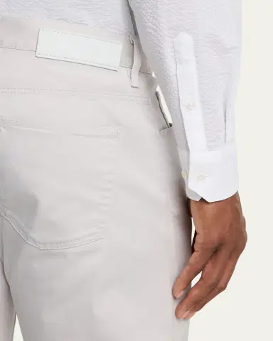 Giorgio Armani Men's 5-Pocket Stretch Cotton Pants | Thumbnail 5 Giorgio Armani Men's 5-Pocket Stretch Cotton Pants | Thumbnail 5