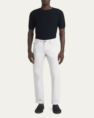 Giorgio Armani Men's 5-Pocket Stretch Cotton Pants | Thumbnail 6 Giorgio Armani Men's 5-Pocket Stretch Cotton Pants | Thumbnail 6